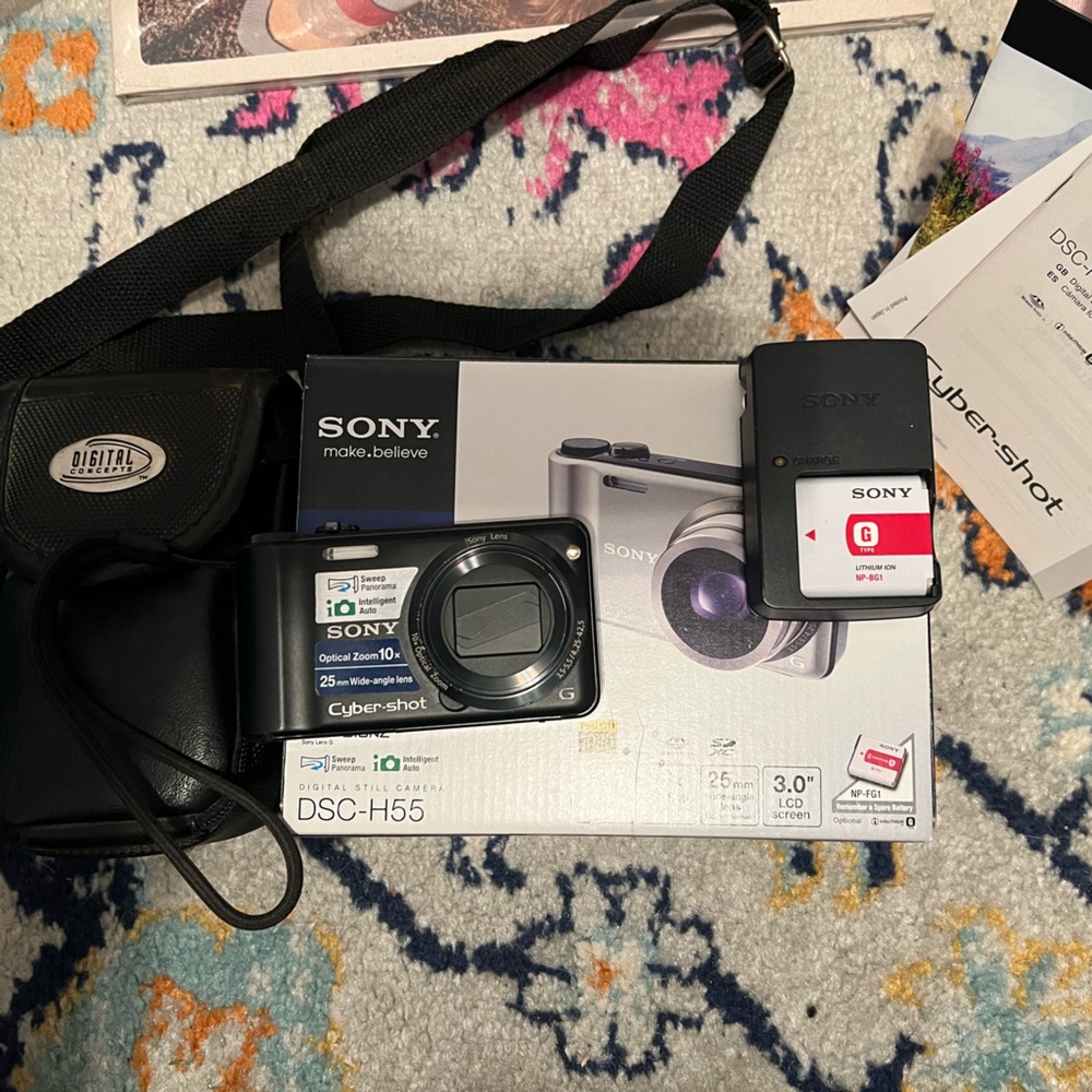 Sony Cyber-shot DSC-H5 Black Digital Camera